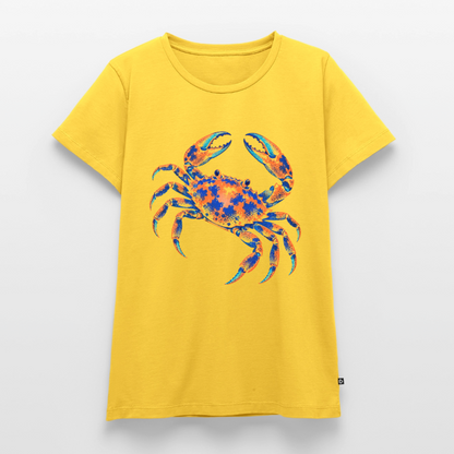 Crab Ink – Frauen Premium T-Shirt - Sonnengelb