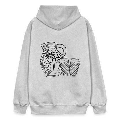Bembel mit Gläsern - Hessisch Mundart - Unisex Premium Hoodie - by Artful Alchemist