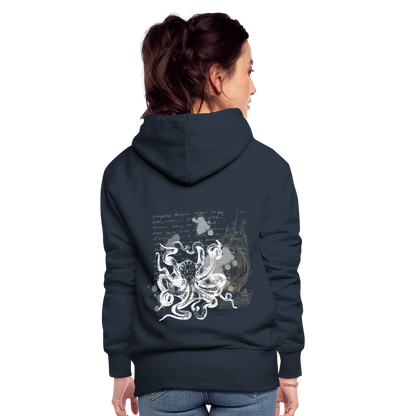 Vintage Steampunk Oktopus Motiv - Frauen Premium Hoodie - by Artful Alchemist