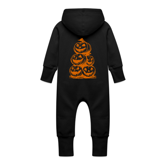 Five Pumpkins Big - Baby Bio Sweat Overall mit Kapuze - Schwarz