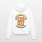 „Schau Mer Mal“ – Retro Look aus Hessen - Frauen Premium Bio Hoodie - Weiß