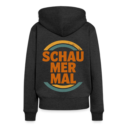 „Schau Mer Mal“ – Retro Look aus Hessen - Frauen Premium Bio Hoodie - by Artful Alchemist