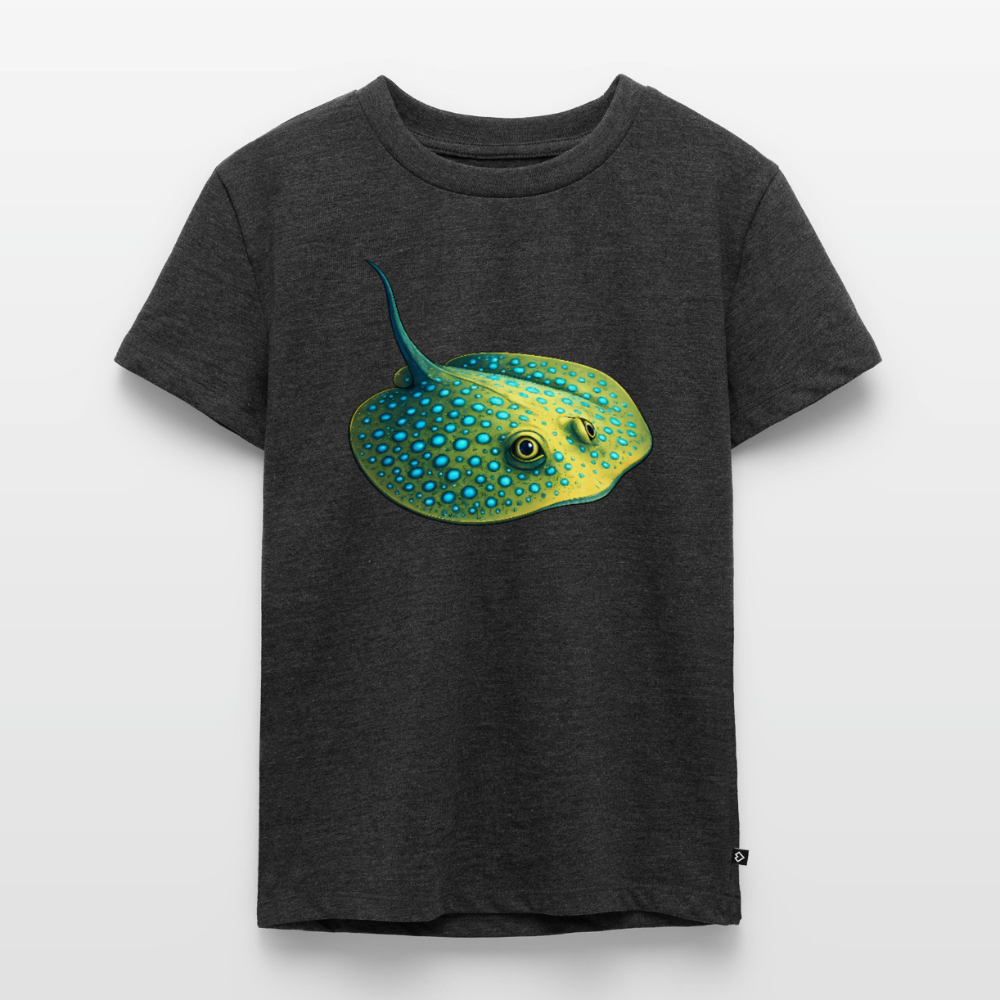 Blaupunktrochen - Kinder Premium T-Shirt - Anthrazit meliert