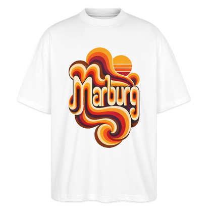 Marburg Retro – Oversized Unisex Bio T-Shirt - Weiß