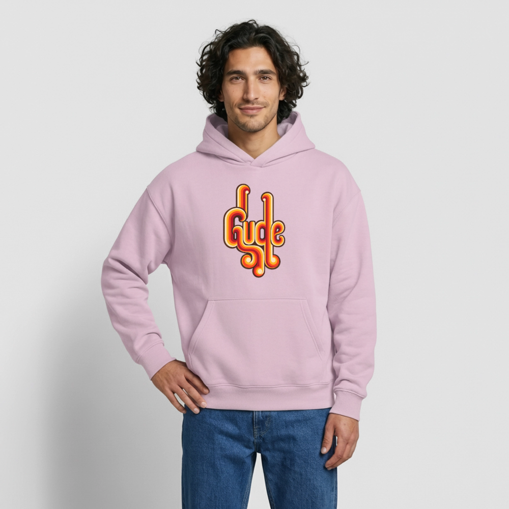 Gude Retro – Oversized Heavyweight Unisex Hoodie - Altrosa