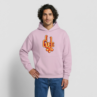 Gude Retro – Oversized Heavyweight Unisex Hoodie - Altrosa