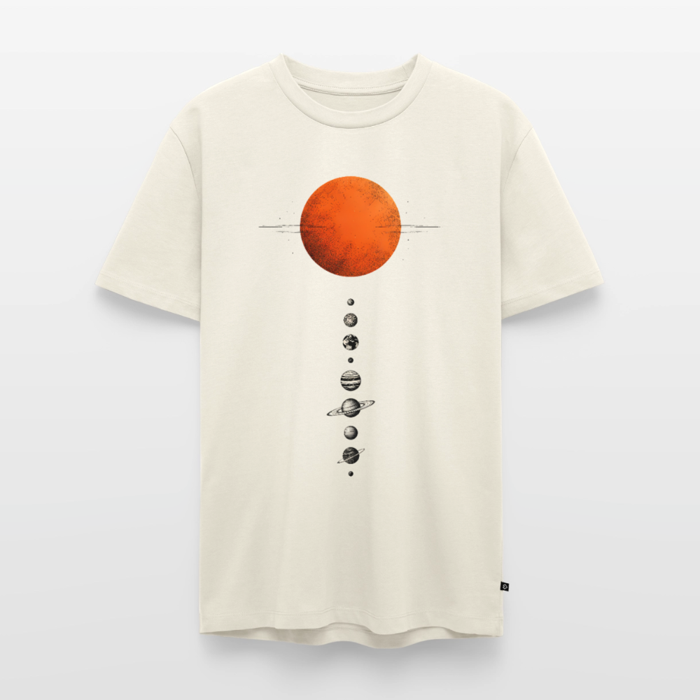 Sonnensystem - Männer Premium T-Shirt - Naturweiß