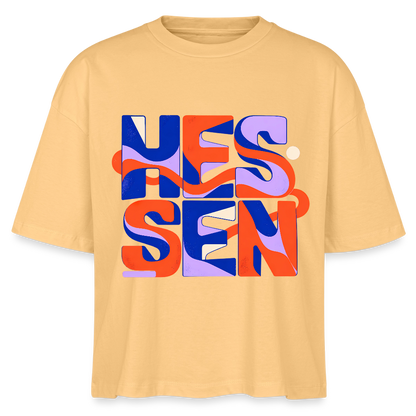 Hessen Color – Frauen Boxy Bio-T-Shirt Nova - Mispel