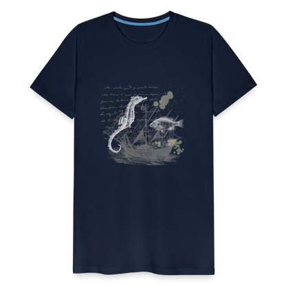 Vintage Steampunk Seepferdchen Motiv - Männer Premium T-Shirts - by Artful Alchemist