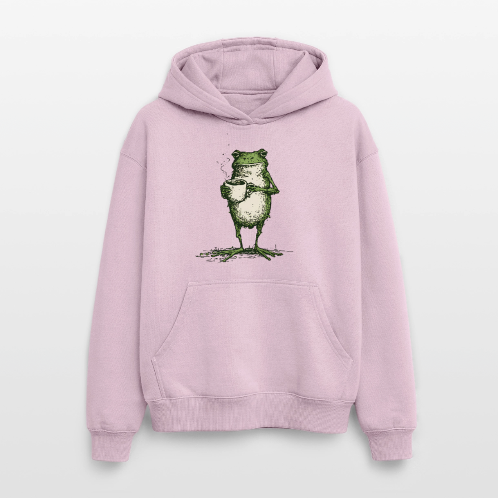 Coffee Frog – Oversized Heavyweight Unisex Hoodie - Altrosa