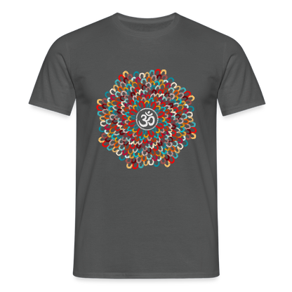 Yogi, Prana Mandala Om - Bunte Federn - Männer T-Shirt - by Artful Alchemist