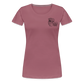 Bembel mit Gläsern  - Hessisch Mundart - Frauen Premium T-Shirt - Malve