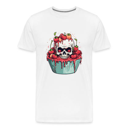 Gruseliges Horror Kirschtörtchen - Happy Halloween - Männer Premium T-Shirt - by Artful Alchemist