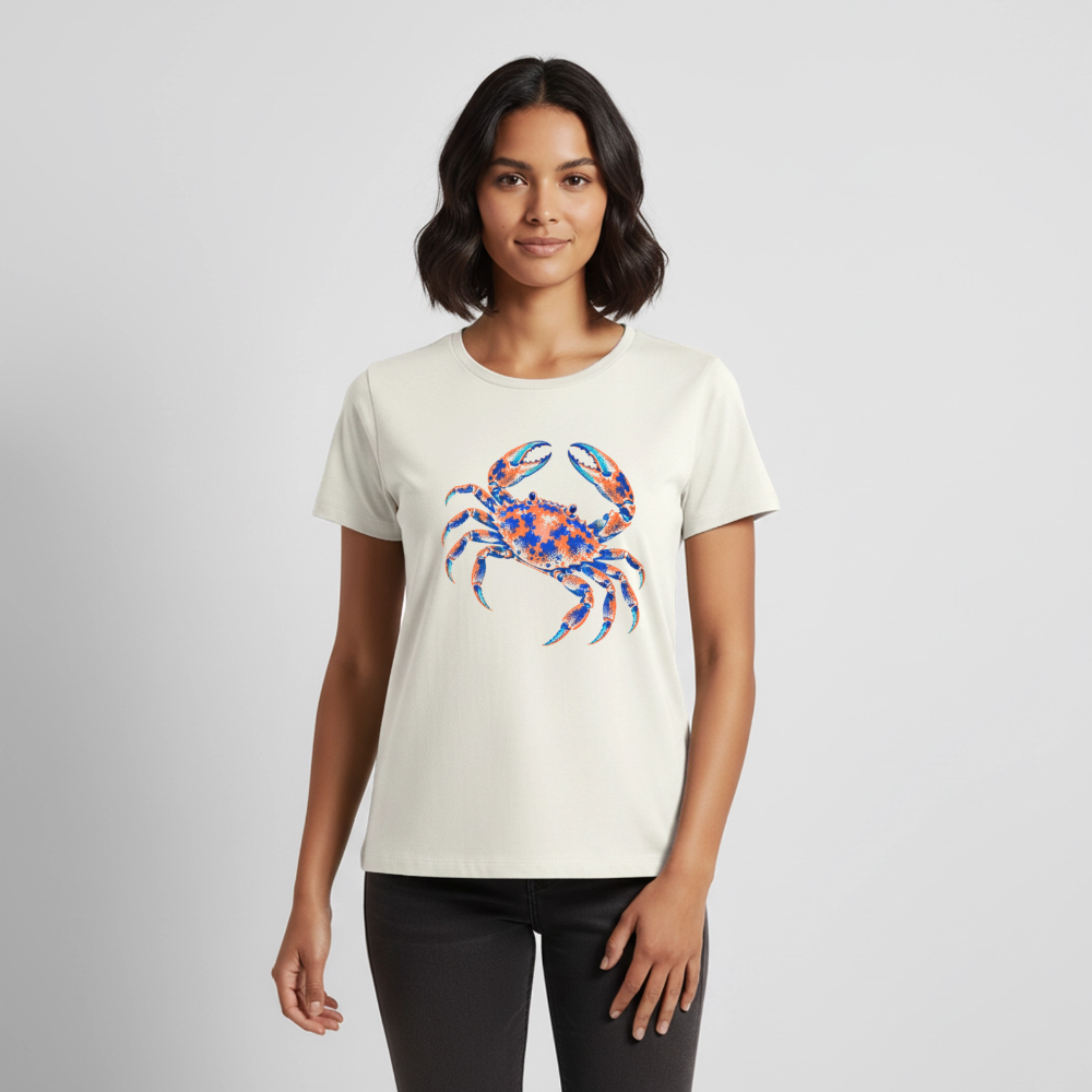 Crab Ink – Frauen Premium T-Shirt - Naturweiß