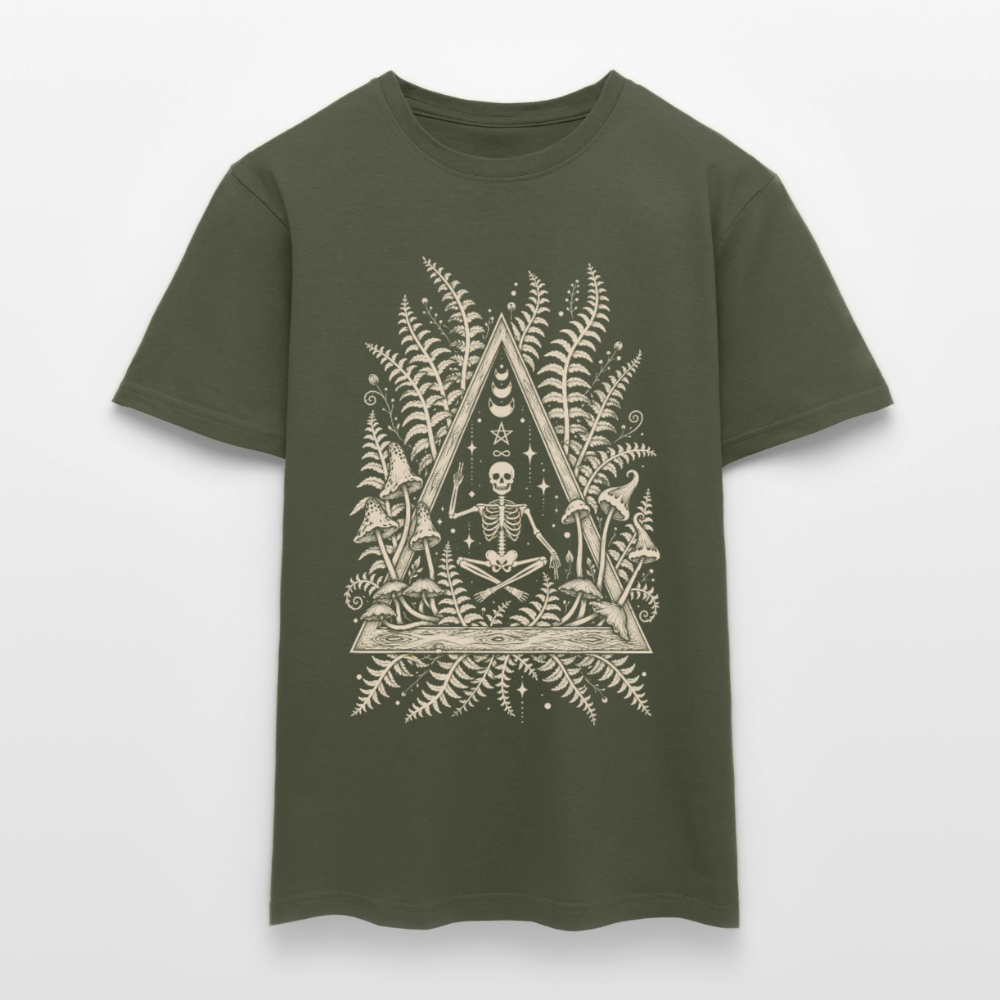 Mystic Fern – Männer T-Shirt - Militärgrün