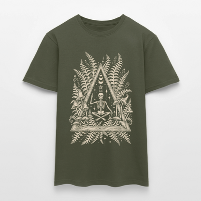 Mystic Fern – Männer T-Shirt - Militärgrün