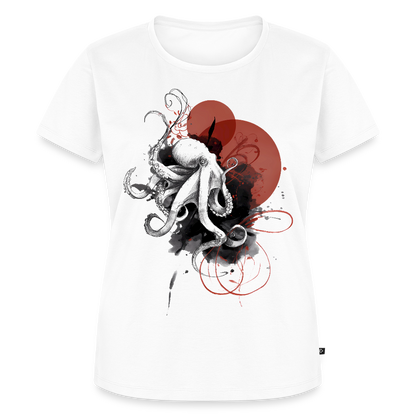 Oktopus Design – Tiefsee trifft Kunst - Frauen Premium T-Shirt - by Artful Alchemist