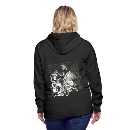 Vintage Steampunk Oktopus Motiv - Frauen Premium Hoodie - by Artful Alchemist