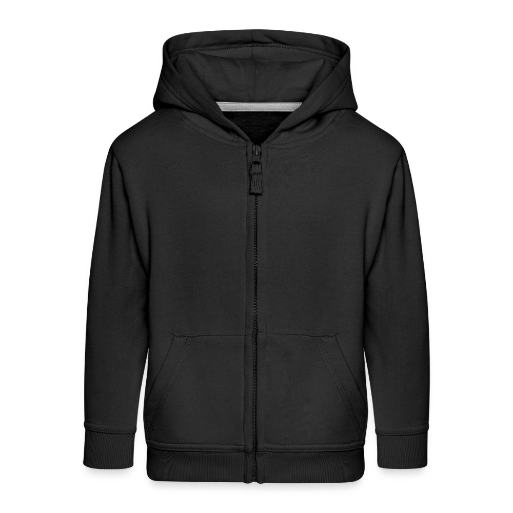 Jobbelsche Retro - Hessisch Mundart - Kinder Premium Kapuzenjacke - Schwarz