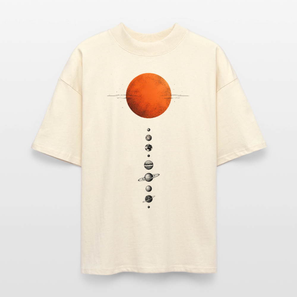 Sonnensystem - Oversized Unisex Bio T-Shirt Blaster 2.0 - by Artful Alchemist
