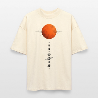 Sonnensystem - Oversized Unisex Bio T-Shirt Blaster 2.0 - by Artful Alchemist