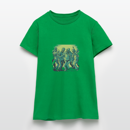 Tanzende Zombies - Gruseliges Zombie Motiv - Frauen T-Shirt - by Artful Alchemist