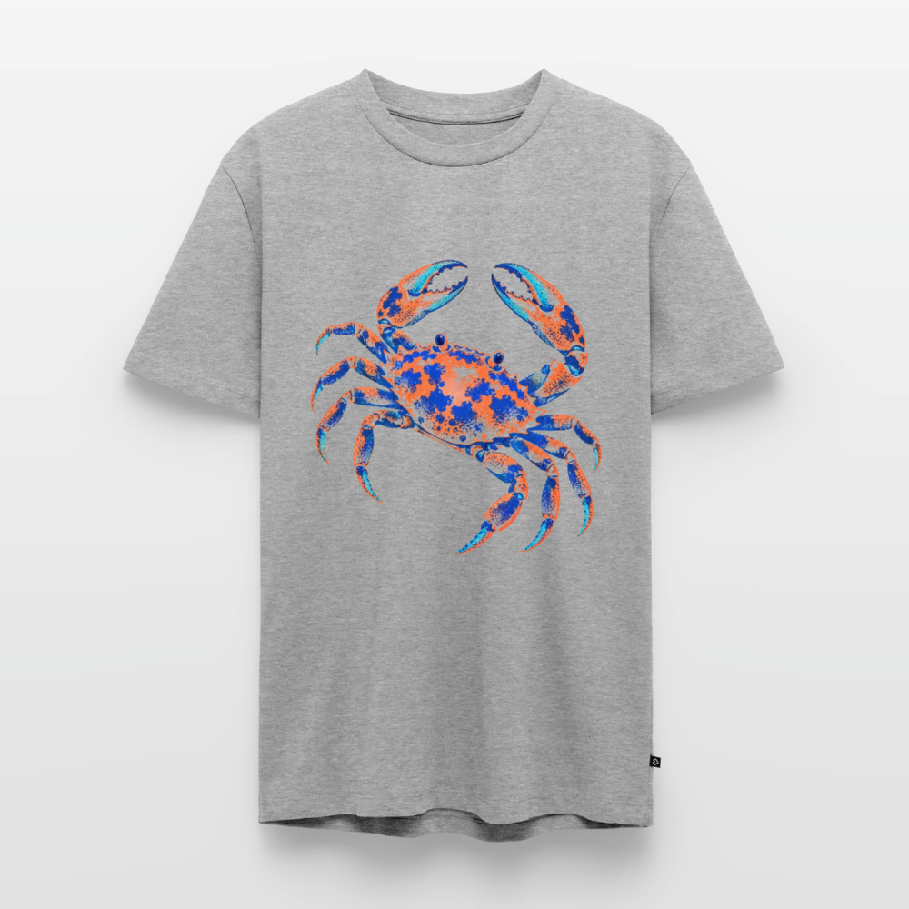 Crab Ink – Männer Premium T-Shirt - Grau meliert