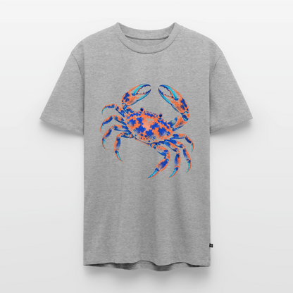 Crab Ink – Männer Premium T-Shirt - Grau meliert
