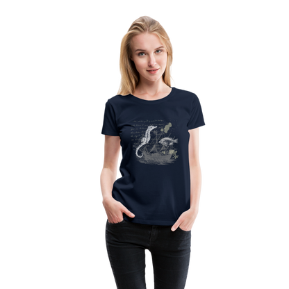 Vintage Steampunk Seepferdchen Motiv - Frauen Premium T-Shirts - by Artful Alchemist