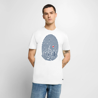 Frankfurt im Herzen – Männer Premium T-Shirt - Weiß