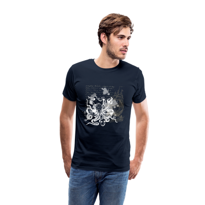 Vintage Steampunk Oktopus Motiv - Männer Premium T-Shirts - by Artful Alchemist