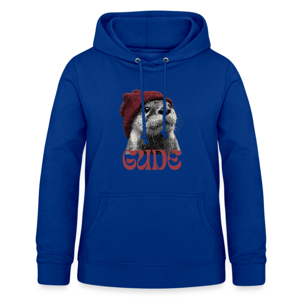 Gude Otter - Frauen Hoodie - Royalblau