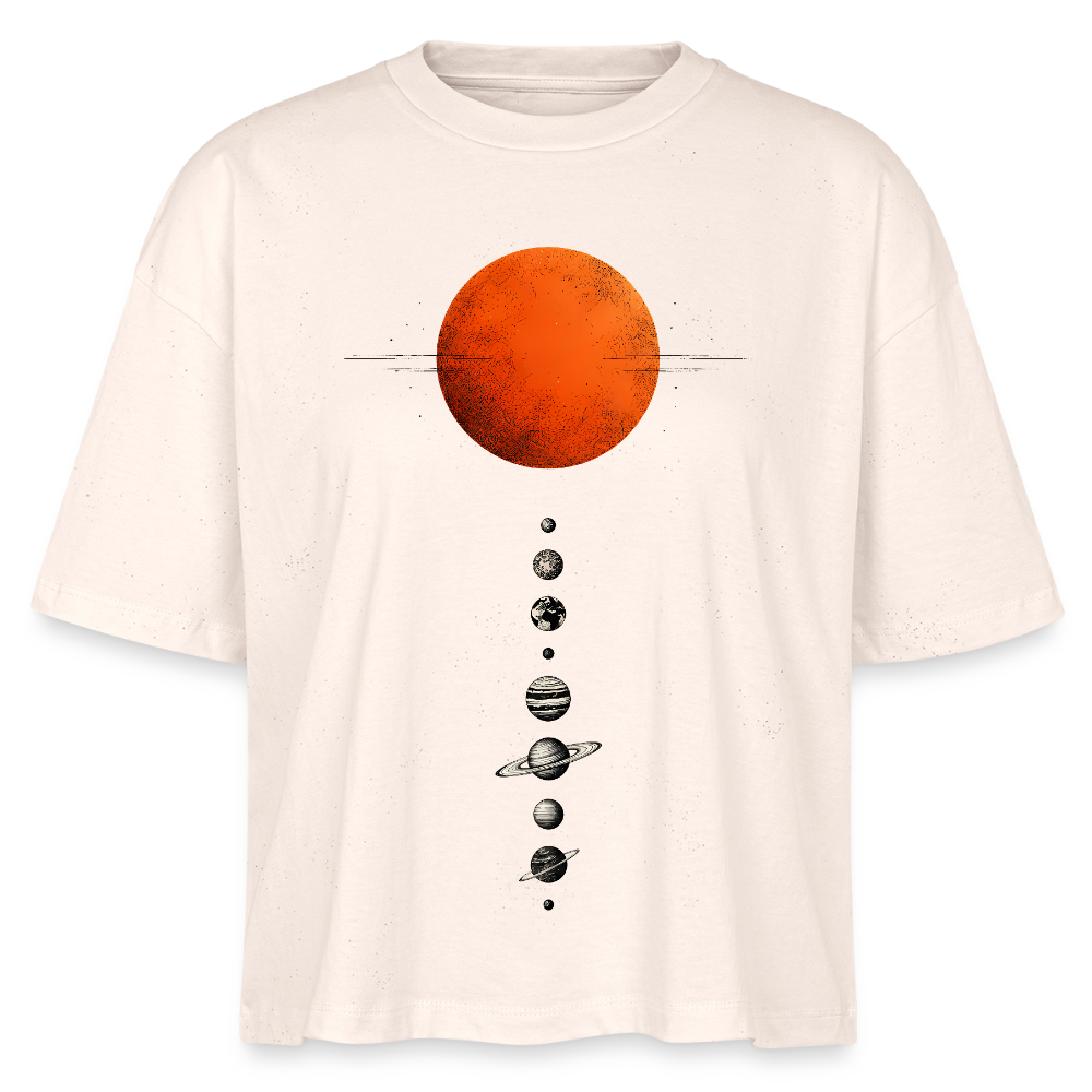 Sonnensystem - Stanley/Stella Frauen Boxy Bio-T-Shirt Nova - Natur