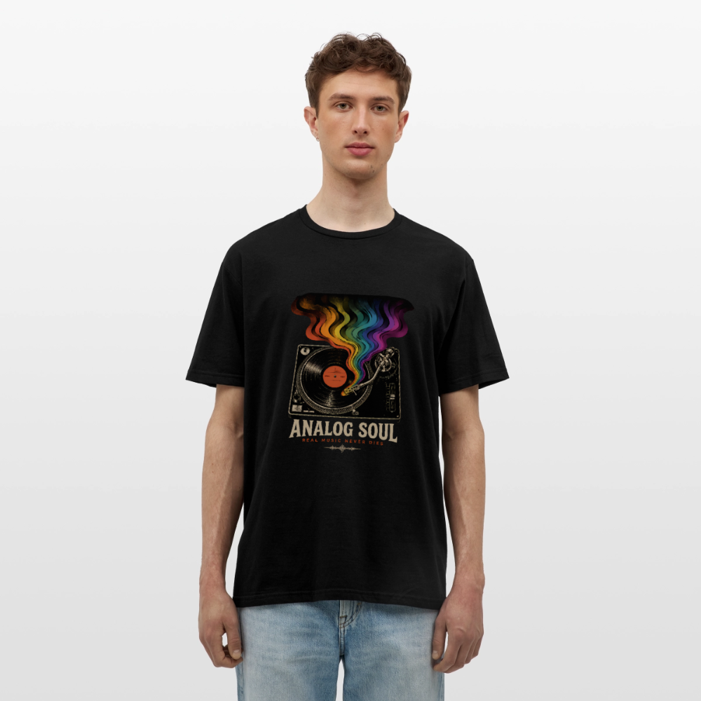 Analog Soul – Real Music Never Dies - Männer T-Shirt - by Artful Alchemist