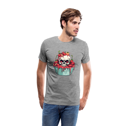 Gruseliges Horror Kirschtörtchen - Happy Halloween - Männer Premium T-Shirt - by Artful Alchemist