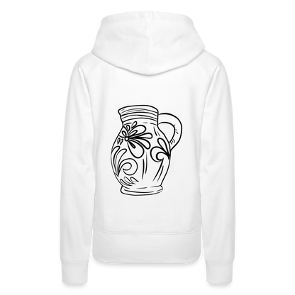 Frankfurter Bembel - Hessisch Mundart - Frauen Premium Hoodie - by Artful Alchemist