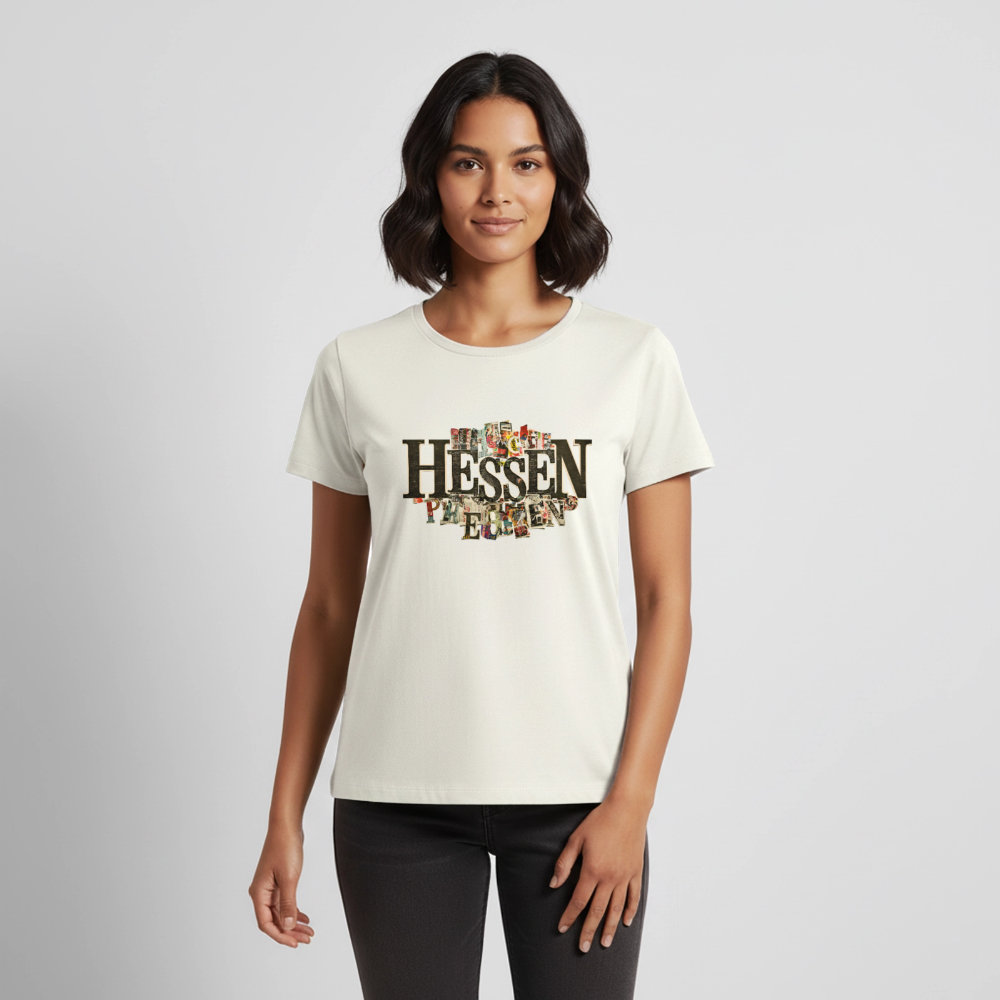 Hessen Collage - Frauen Premium T-Shirt - Naturweiß