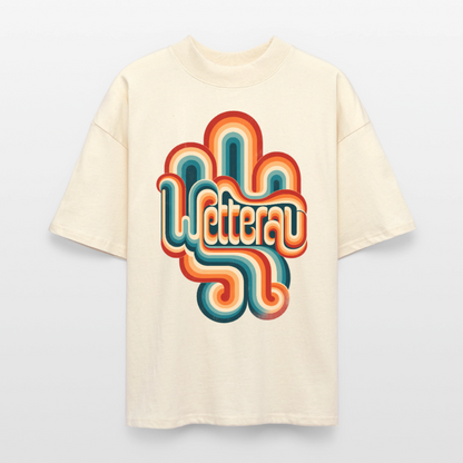 Wetterau Retro – Oversized Unisex Bio T-Shirt - Natur