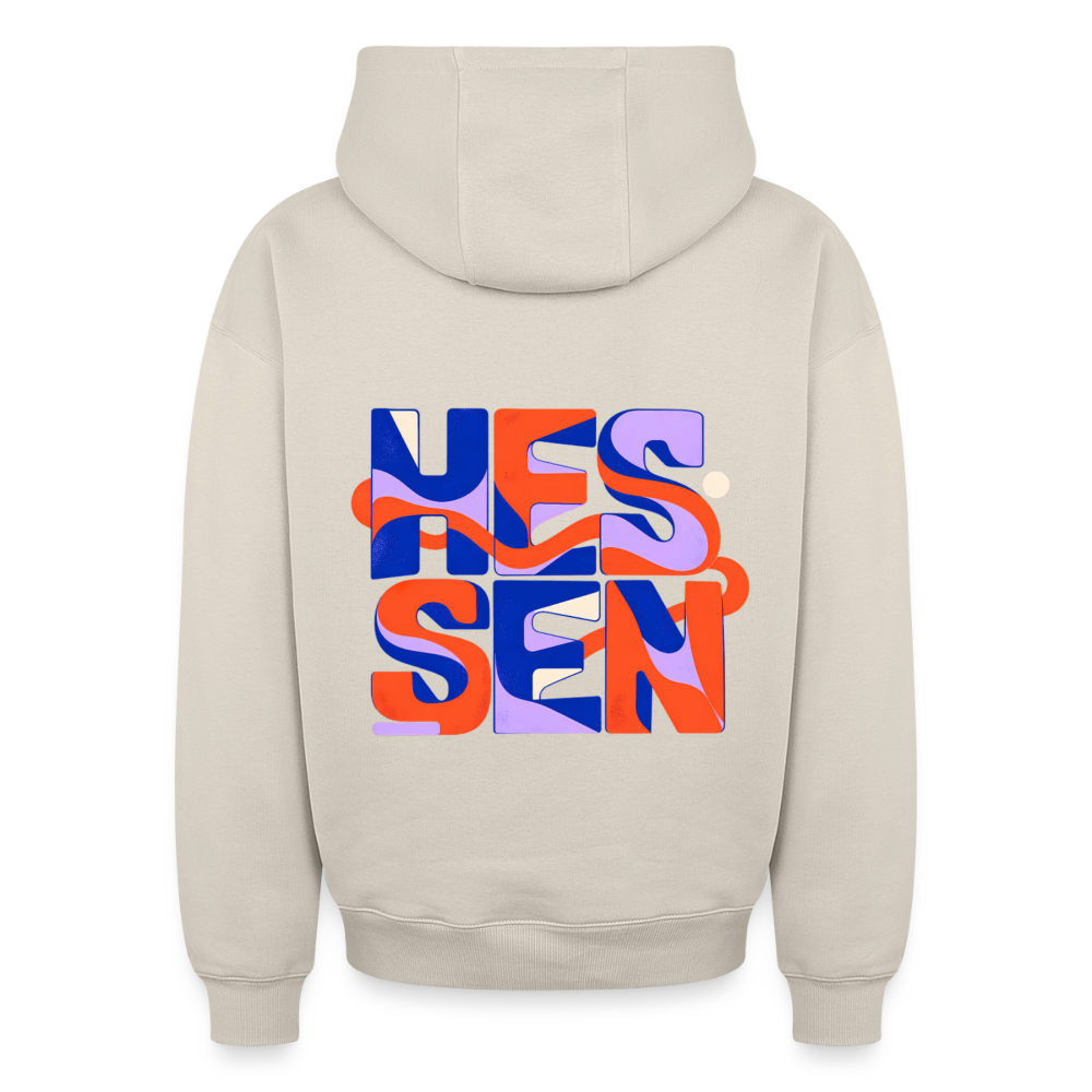 Hessen Color – Oversized Heavyweight Unisex Hoodie - Beige
