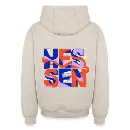 Hessen Color – Oversized Heavyweight Unisex Hoodie - Beige