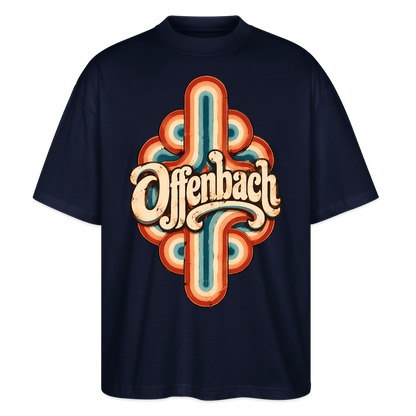 Offenbach Retro – Oversized Unisex Bio T-Shirt - Navy
