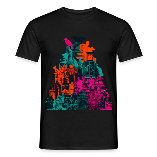 Dark History Collage – Männer T-Shirt - by Artful Alchemist