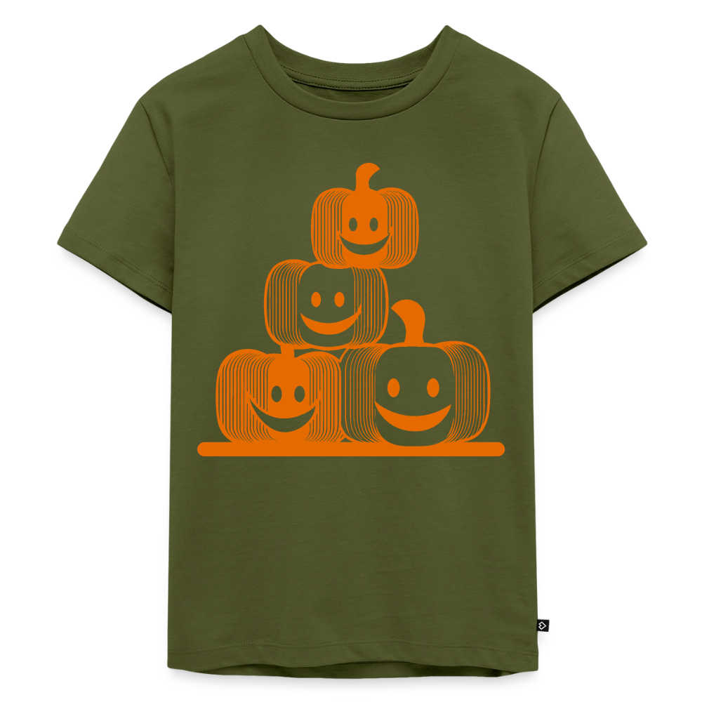 Happy Pumpkin Crew - Kinder Premium T-Shirt - Khaki
