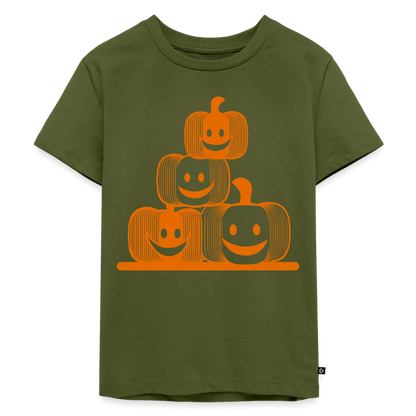 Happy Pumpkin Crew - Kinder Premium T-Shirt - by Artful Alchemist