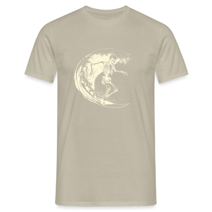 Cooles Surfer Skelett - Männer T-Shirt - by Artful Alchemist