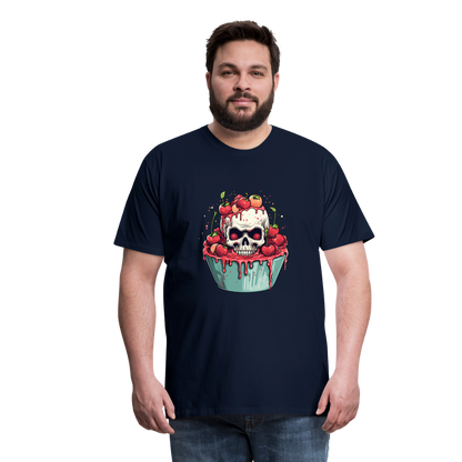 Gruseliges Horror Kirschtörtchen - Happy Halloween - Männer Premium T-Shirt - by Artful Alchemist