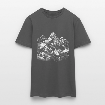 Alpine Peak – Minimalist Mountain - Männer T-Shirt - by Artful Alchemist