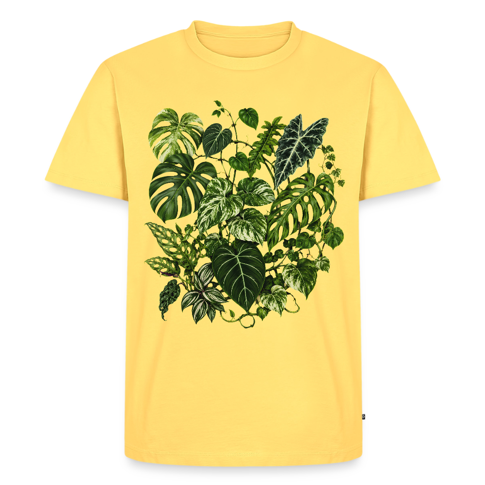 Urban Jungle - Männer Premium T-Shirt - Pastellgelb