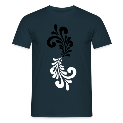 Bembel Ornamente schwarz/weiß - Männer Shirt - by Artful Alchemist