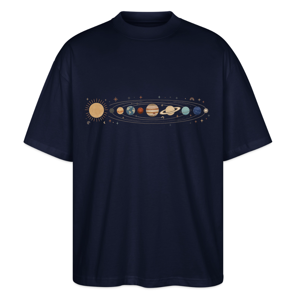 Cosmic Alignment – Oversized Unisex Bio T-Shirt Blaster 2.0 - Navy